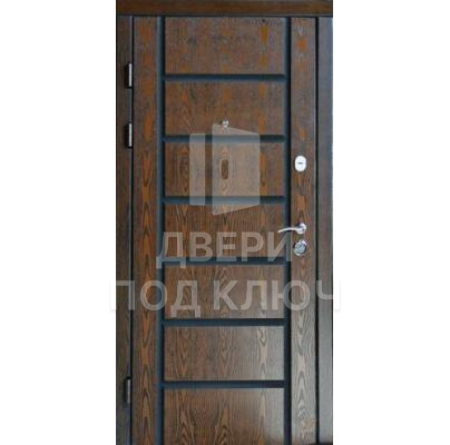 Однопольный дверной элитный входной блок с двумя замками для загородного дома, цена ДПК-11722